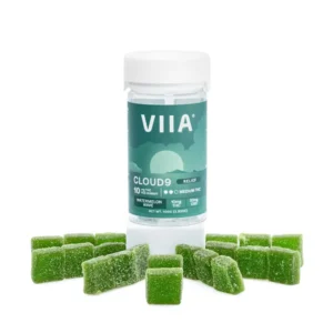 viia delta 9 and cbd cloud 9 relief gummies 10 mg thc combo.webp