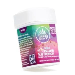 wana quick relax gummies island punch 300 mg total cannabinoids jar front 300x300 1.jpg wana quick relax gummies island punch 300 mg total cannabinoids jar front 300x300 1.jpg