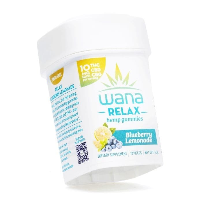 wana relax gummies blueberry lemonade 300 mg total cannabinoids jar front 700x700 1.jpg wana relax gummies blueberry lemonade 300 mg total cannabinoids jar front 700x700 1.jpg